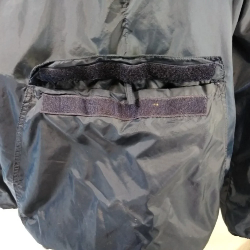 STEVE & BARRY'S men  Blue Hooded Pullover Jacket size large - Picture 7 of 7